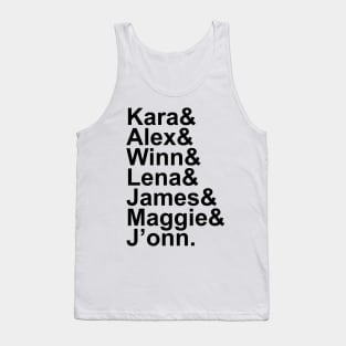 SG Characters Names Tank Top